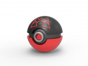 Team Magma Great Ball 3D Print Model