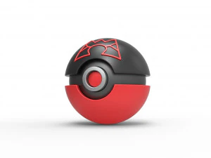 Team Magma Great Ball 3D Print Model