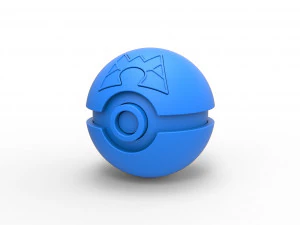 Team Magma Great Ball 3D Print Model