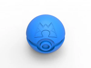 Team Magma Great Ball 3D Print Model