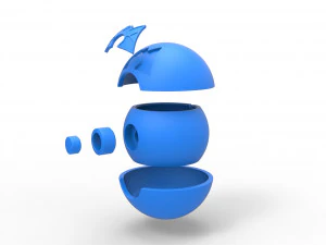 Team Magma Great Ball 3D Print Model