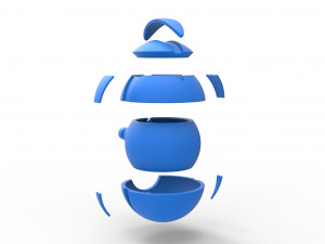 Timer Ball Model do druku 3D