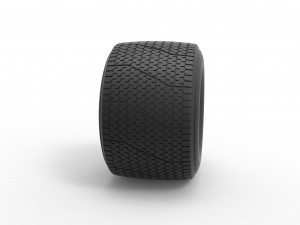Dirt Sprint racing tire 21 Scale 1 to 25 3D-Druckmodell
