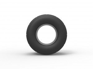 Dirt Sprint racing tire 21 Scale 1 to 25 3D-Druckmodell