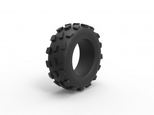 Offroad tire 61 Scale 1 to 25 Modello di stampa 3D