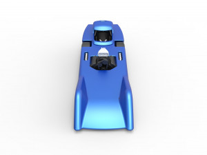 Front engine old school dragster with shell Version 6 Scale 1 to 25 Modelo de impresión 3D