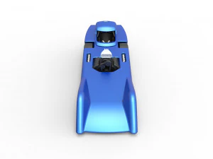Front engine old school dragster with shell Version 6 Scale 1 to 25 3D Print Model