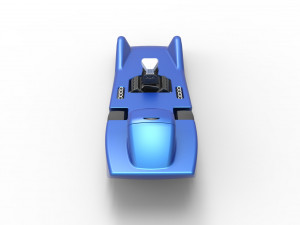 Front engine old school dragster with shell Version 6 Scale 1 to 25 Modelo de impresión 3D