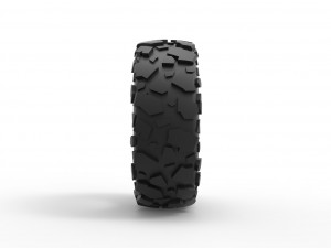 Offroad tire 63 Scale 1 to 25 3D 프린트 모델