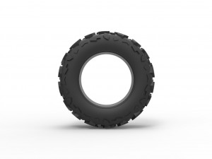 Offroad tire 63 Scale 1 to 25 3D 프린트 모델