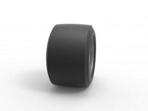 Wheel from Asphalt Modified stock car Scale 1 to 25 3D Принт Модель