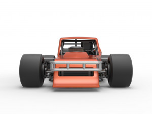 Asphalt Modified stock car Scale 1 to 25 3D Print Model