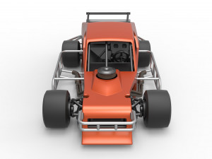 Asphalt Modified stock car Scale 1 to 25 3D Print Model