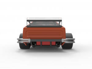 Asphalt Modified stock car Scale 1 to 25 3D Print Model