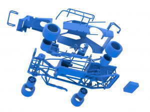 Asphalt Modified stock car Scale 1 to 25 3D Print Model