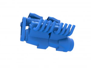 Engine 2 V8 Scale 1 to 25 3D Print Model