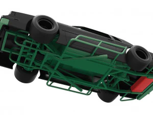 Vintage Asphalt Modified stock car Scale 1 to 25 3D Print Model