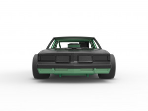 Vintage Asphalt Modified stock car Scale 1 to 25 Modelo de impresión 3D
