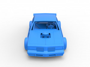 Vintage Asphalt Modified stock car Scale 1 to 25 Modelo de impresión 3D