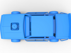 Vintage Asphalt Modified stock car Scale 1 to 25 Modelo de impresión 3D