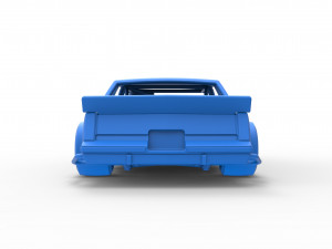 Vintage Asphalt Modified stock car Scale 1 to 25 Modelo de impresión 3D