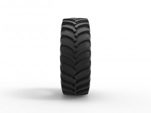 Tractor tire 15 Scale 1 to 25 3D Baskı Modeli