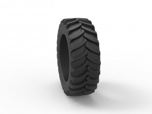 Tractor tire 15 Scale 1 to 25 3D Baskı Modeli