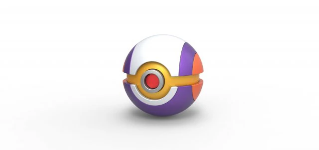 Unite Ball 3D Print Model .c4d .max .obj .3ds .fbx .stl .blend 