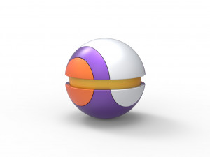 Unite Ball Modelo de Impressão 3D