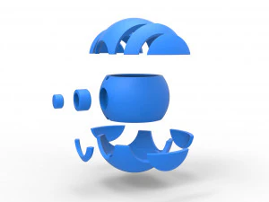 Unite Ball 3D Print Model