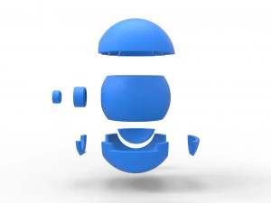 Unite Ball 3D Print Model