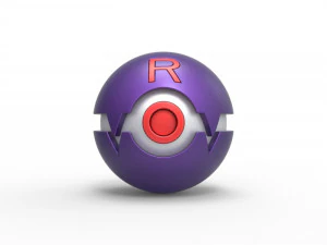 Team Rocket Ball Journeys 3D Print Model