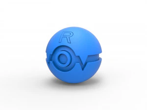 Team Rocket Ball Journeys 3D Print Model