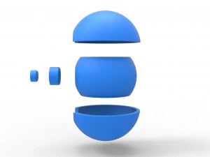 Bola GS Modelo de Impressão 3D