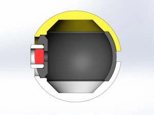 Bola GS Modelo de Impressão 3D