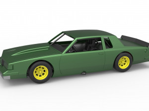 Diecast vintage NASCAR race car Scale 1 to 25 3D Print Model