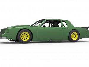 Vintage NASCAR race car Scale 1 to 25 Modello di stampa 3D