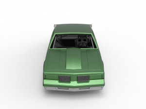 Vintage NASCAR race car Scale 1 to 25 Modello di stampa 3D