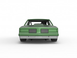 Vintage NASCAR race car Scale 1 to 25 Modello di stampa 3D