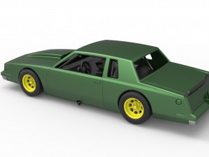 Vintage NASCAR race car Scale 1 to 25 Modello di stampa 3D