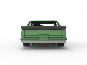 Vintage NASCAR race car Scale 1 to 25 Modello di stampa 3D