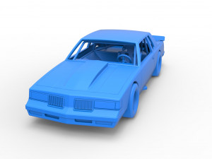 Vintage NASCAR race car Scale 1 to 25 Modello di stampa 3D