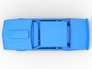 Vintage NASCAR race car Scale 1 to 25 Modello di stampa 3D