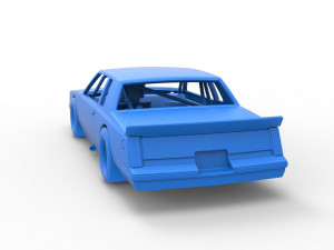 Vintage NASCAR race car Scale 1 to 25 Modello di stampa 3D