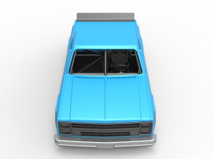 Vintage NASCAR race truck Scale 1 to 25 3Dプリントモデル