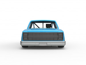Vintage NASCAR race truck Scale 1 to 25 3Dプリントモデル