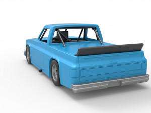 Vintage NASCAR race truck Scale 1 to 25 3Dプリントモデル