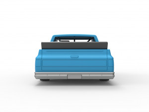 Vintage NASCAR race truck Scale 1 to 25 3Dプリントモデル