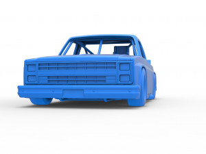 Vintage NASCAR race truck Scale 1 to 25 3Dプリントモデル