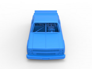 Vintage NASCAR race truck Scale 1 to 25 3Dプリントモデル